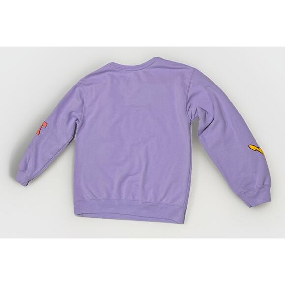 Looney Tunes Womens Juniors L Sweatshirt Embroidered That's All Folks Pullover - Picture 9 of 13